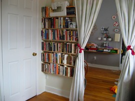 本棚,作り付け,デッドスペース